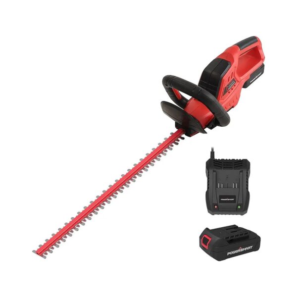 0Ah Lithium-Ion Battery Cordless Hedge Trimmer with Charger Included