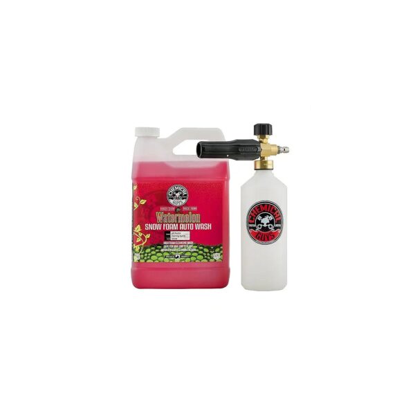 1 Gallon Foam Cannon Snow Foamer and Watermelon Snow Foam Auto Wash Kit