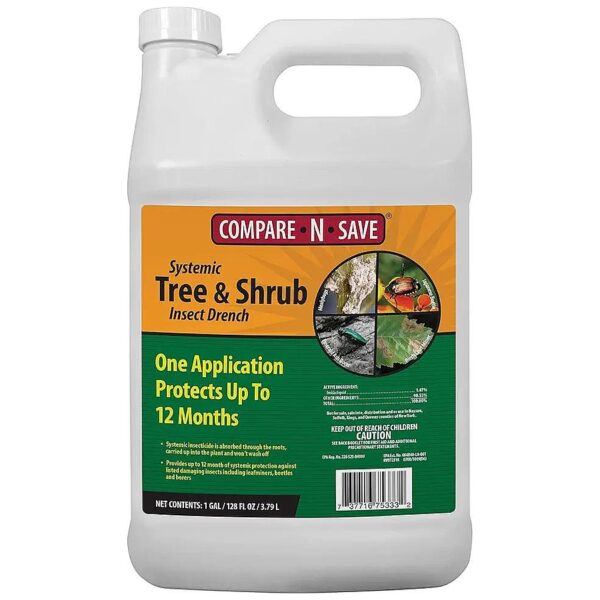 1 Gallon Tree and Shrub Insecticide Solution for Year-Round Protection