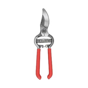 1 Inch Cutting Capacity Red Bypass Pruner with Efficient Dual Arc Bypass Blade