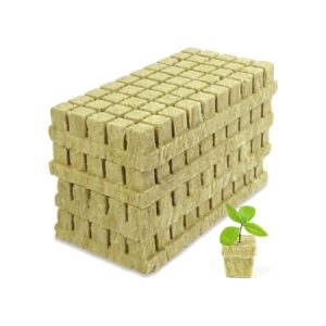 1 Inch Rockwool Cubes for Optimal Hydroponic Growing and Transplanting