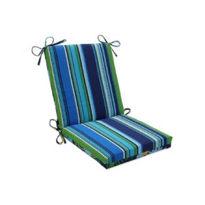 1 Piece Square Corner Chair Cushion with Polyester Fill and Water-Resistant Fabric