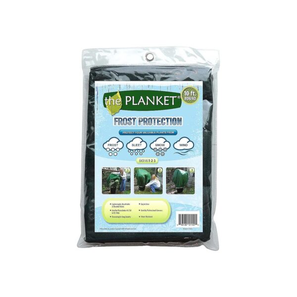 10 Foot Round Plant Cover with Breathable Material for Frost Protection