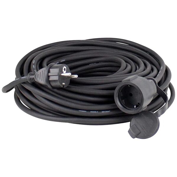 10 Meter Extension Cable 230V 1625W for Outdoor Electrical Applications