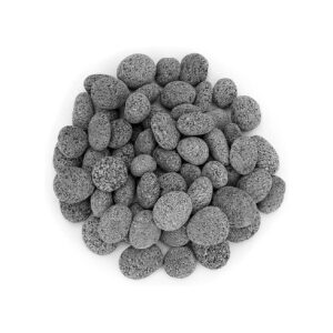 10 Pound Lava Rock Pebbles for Indoor Outdoor Fire Pit and Fireplace