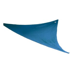 10" Triangle Shade Sail in Blue for Backyard Fun