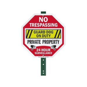 10 X 10 Inch No Trespassing Reflective