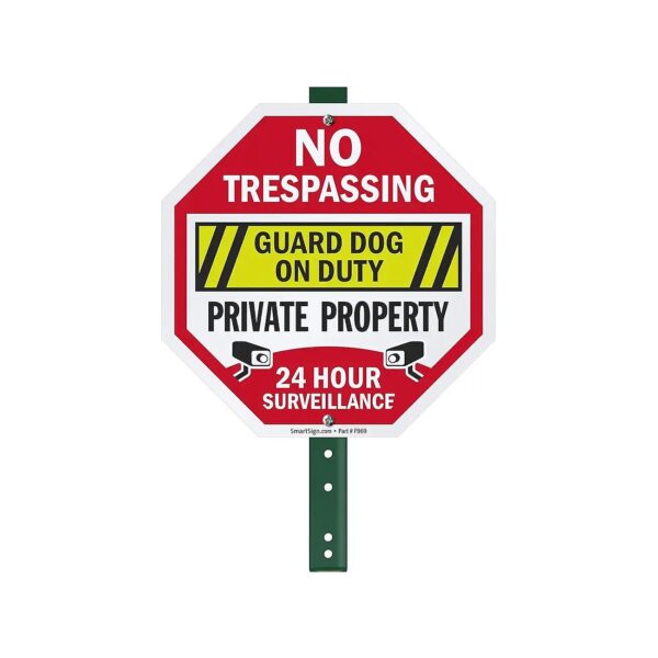 10 X 10 Inch No Trespassing Reflective