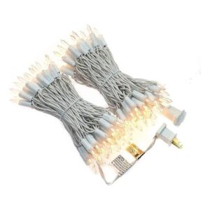 100 LED Warm White Christmas Lights String for Indoor Use