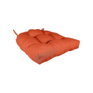 100 Percent Polyester Filled Orange D Cushion Seat Cushion for Patio Furniture and Home