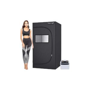 1000W Personal Steam Sauna with Remote Control for Convenient Use