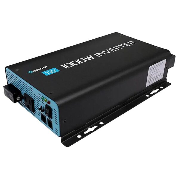 1000W Pure Sine Wave Inverter with 2000W Peak Surge and ECO Mode for Energy Efficiency