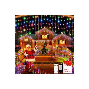 100FT Waterproof LED Christmas Lights with 8 Modes and Dimming Function