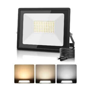 100W LED Flood Lights Outdoor Weatherproof IP65 for Outdoor Use in Rain Snow Sleet