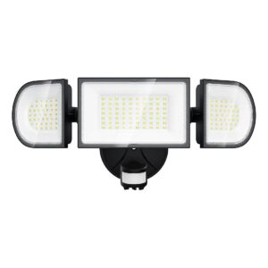 100W LED Floodlight for Outdoor Lighting, Motion Detection, and Energy Efficiency