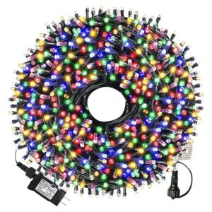 105FT 300 LED Multicolor Fairy Lights with 8 Modes for Christmas Party Wedding