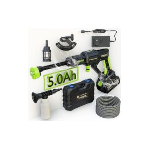 1060 PSI High-Pressure Battery Powered Pressure Washer for Cars and Fences