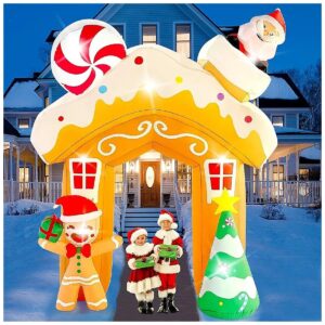 10FT Height Christmas Inflatable Yard Decoration with LED Lights Kit