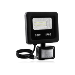 10W Outdoor Motion Sensor Flood Light with Adjustable Delay and Sensitivity