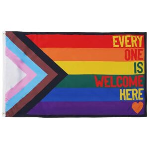 10x15 Outdoor Double-Sided Polyprogress Pride Flag Rainbow Banner For Every