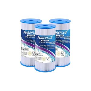 10x5" Whole House Pleated Filter for Sediment Reduction in Well Water