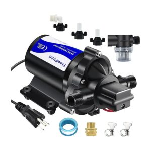 110V Self-Priming Water Transfer Pump with Filter for Reliable Fresh Water Flow