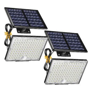 113 LEDs 9000K Motion Sensor Flood Lights for Security and Ambiance