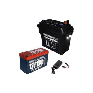 11-Year Warranty Lithium Battery Box with DC and USB Ports for Marine Use