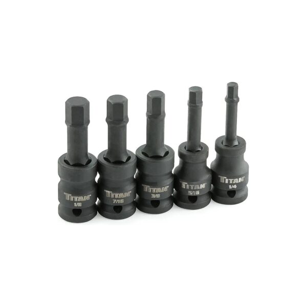 1/2 '' Drive Impact Hex Bit Socket Set with Unique TorsionCore Technology