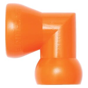 1/2" Hose ID Orange Acetal Copolymer Elbow Fittings for Cooling Systems 20 Pack