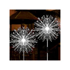 120 LED Solar Firework Lights with 2 Modes for Pathway and Garden Decorative Lighting