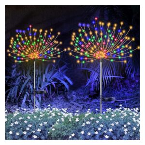 120 LED Solar Powered Pathway Lighting Copper Wires String for Outdoor Decoration