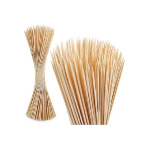 120 PCS Set of Bamboo Marshmallow Roasting Sticks for Fire Pit BBQ and Backyard Cookouts