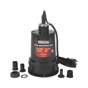 1,268 GPH Submersible Water Pump for Efficient Water Transfer and Drainage