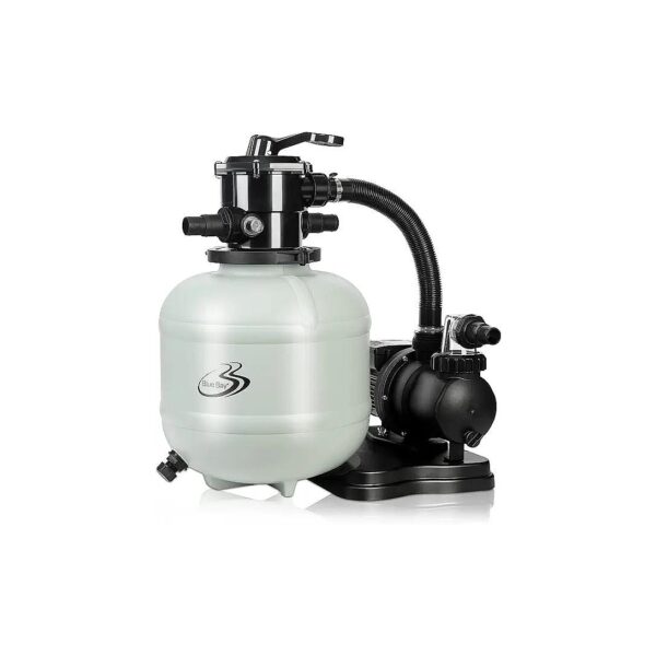 1/2HP Pool Sand Filter Pump with 7-Way Valve and Filter Base for Easy Installation