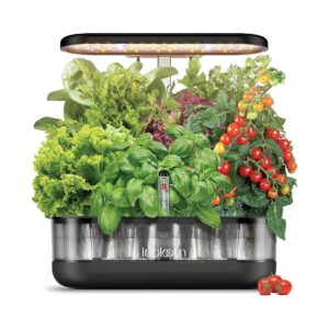 12-Plant Hydroponic Growing System with 2L Water Pump and Adjustable Height Lamp