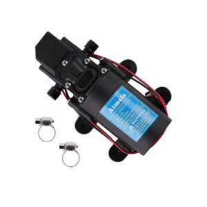 12V DC Adjustable Fresh Water Pump with 85 PSI Rating for Marine and Lawn Applications