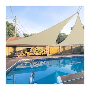 12x12x12 Sun Shade Sail Canopy for Outdoor Shade and UV Block