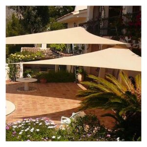 12x12x12 inch HDPE Sun Shade Sail Canopy for Outdoor Use with High UV Protection 2 Pack