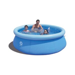 1-3 Person Capacity Blue Round Above Ground Inflatable Pool for Quick Setup