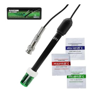 14 pH Range and 300cm Cable for Aquarium, Hydroponics, and More