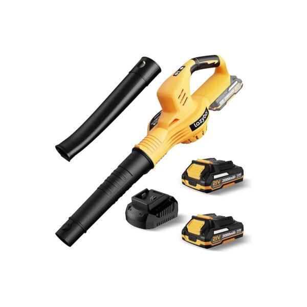 150MPH Cordless Leaf Blower with 2 Speed Modes for Blowing Leaves and Snow