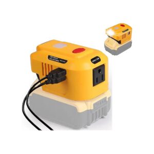 150W Portable Power Inverter for Dewat 20V DC to 110V AC Output