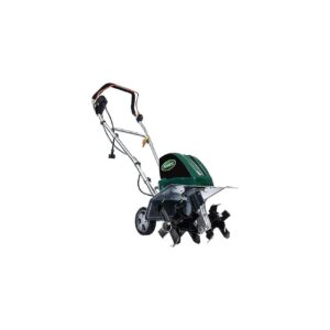 16-Inch 5-Amp Electric Tiller Cultivator with Adjustable Tines and Soft Grip