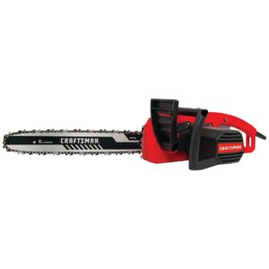 16-Inch Corded Electric Chainsaw with Powerful 12-Amp Motor and No Priming Required