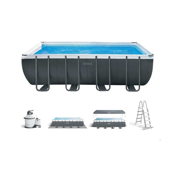 17,203 Liter Capacity Pool with Galvanized Steel Frame and Easy Assembly