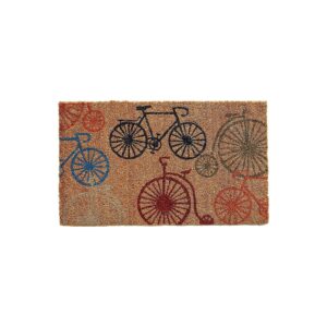 17x29 Cushioned Doormat for Shoe and Bicycle Cleaning with Attractive Design