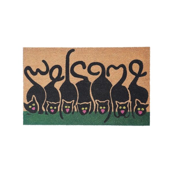 17x29 inch Coir and Vinyl Doormat for Home or Office Entry