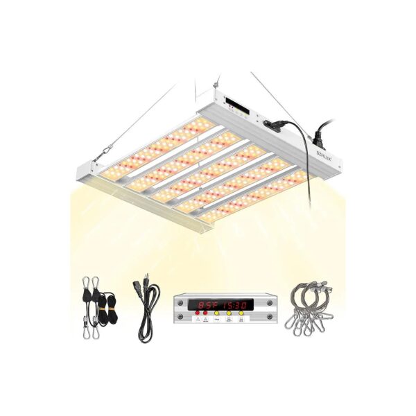 180W Full Spectrum LED Grow Light for Indoor Plants with Timer and Temp Control