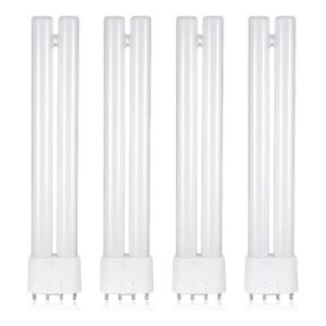 18W Twin Tube Bug Zapper Replacement Bulbs with 4 Pin Base for Indoor Outdoor Use